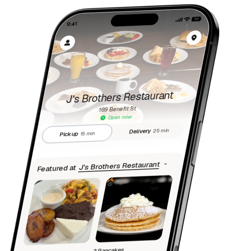 J’s Brothers Restaurant app preview