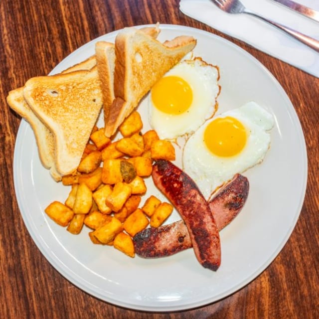 2 Eggs & Kielbasa.